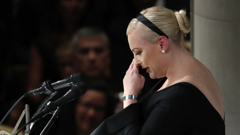 Meghan Mccain At John Mccain Funeral We Mourn The Passing Of American Greatness Abc7 New York