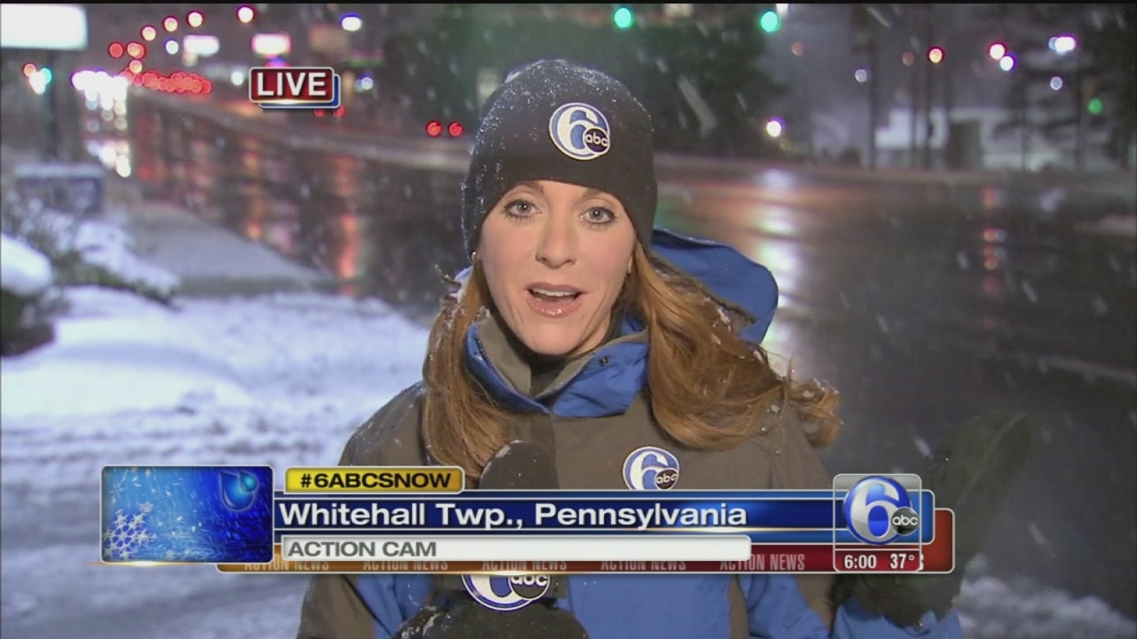 Video Annie Mccormick Reports On Snow In Lehigh County 6abc Philadelphia Video Annie Mccormick Reports On Snow In Lehigh County 6abc Philadelphia