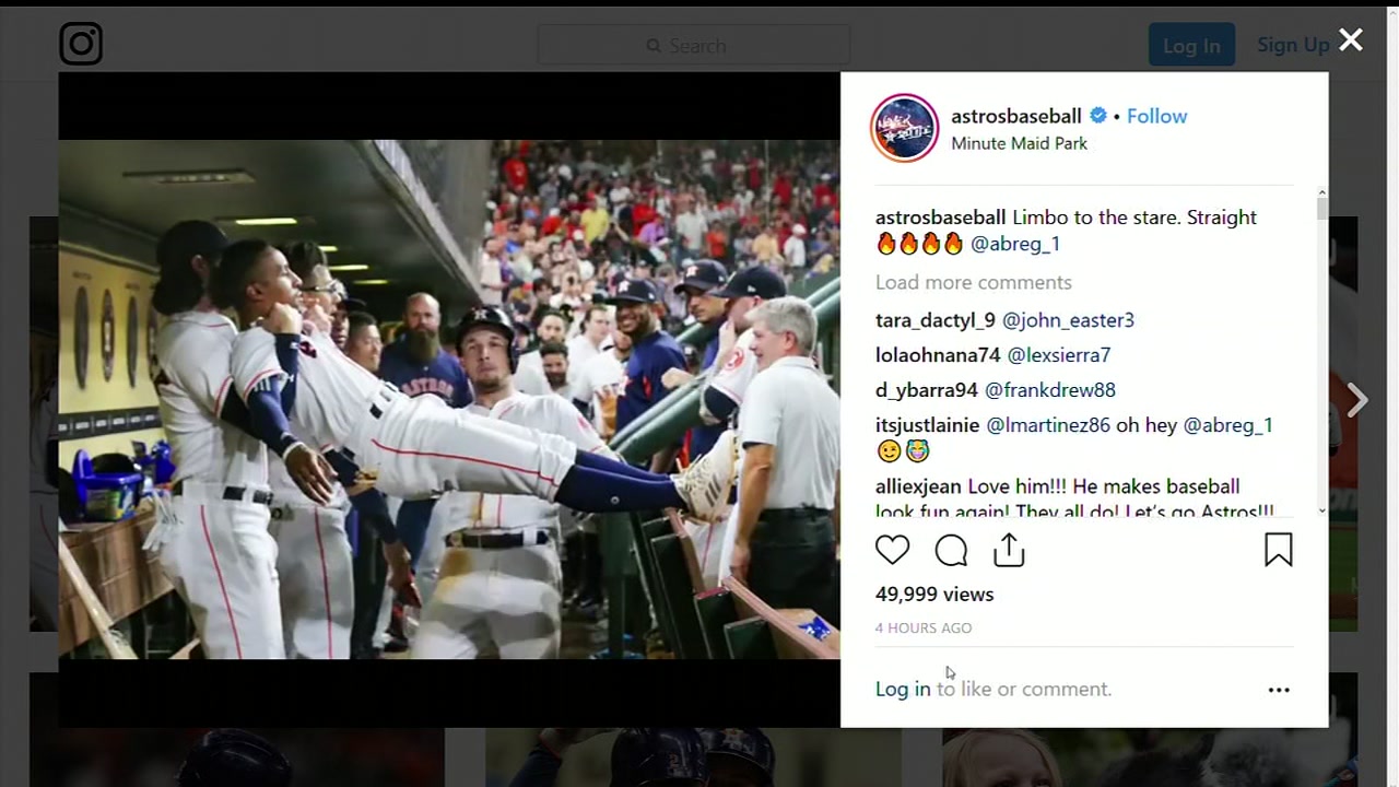 Alex Bregman and other players get creative with dugout stare