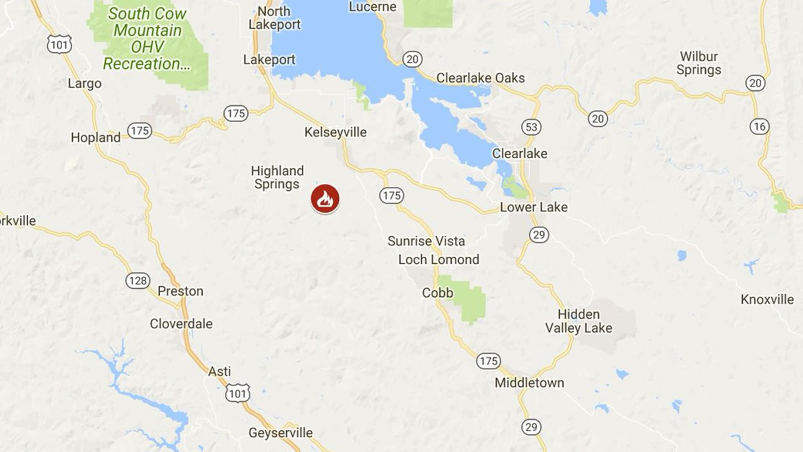 Wildfire burning in Kelseyville prompts evacuations, Cal Fire reports