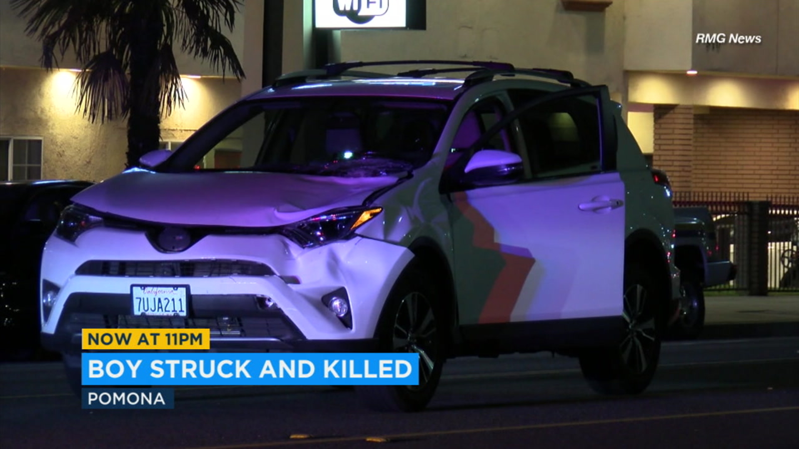 Boy, 12, killed by car in Pomona after stepping into road - ABC7 Los ...