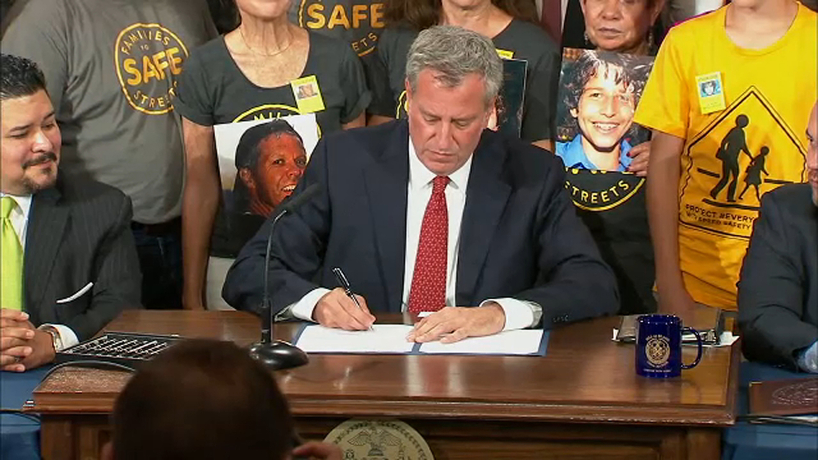 Mayor Signs Law Reactivating School Zone Speed Cameras ABC7 New York