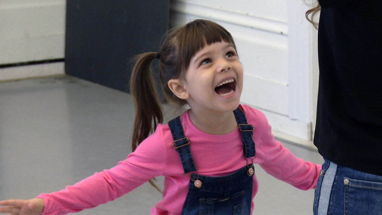 Kindergarteners audition for the musical "Waitress"