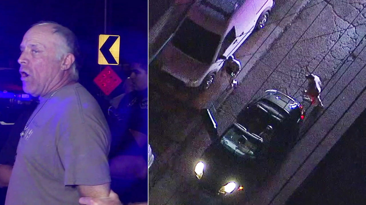 2 suspects in Porsche arrested after chase in LA, Orange counties