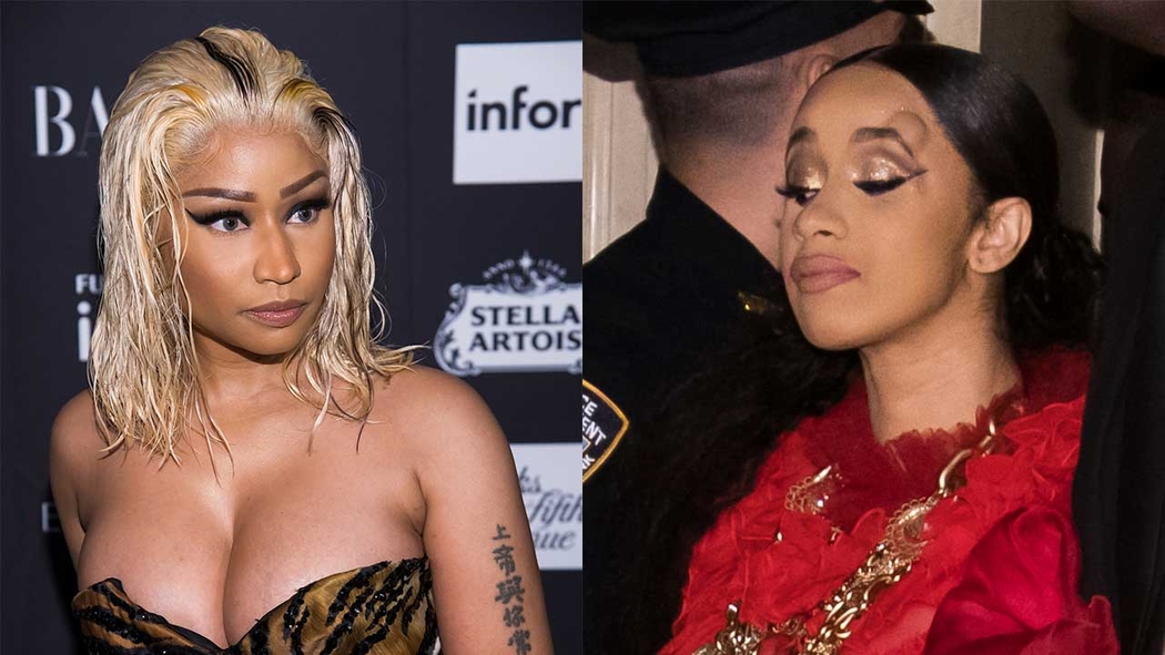 VIDEO: Cardi B, Nicki Minaj get into physical fight during New York Fashion  Week party - 6abc Philadelphia