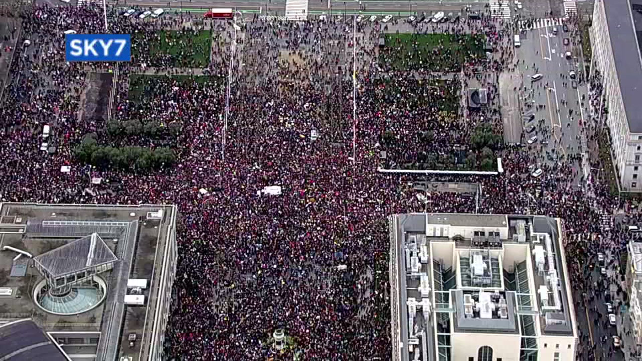 San Francisco 'Rise for Climate' march billed as largest on the west coast