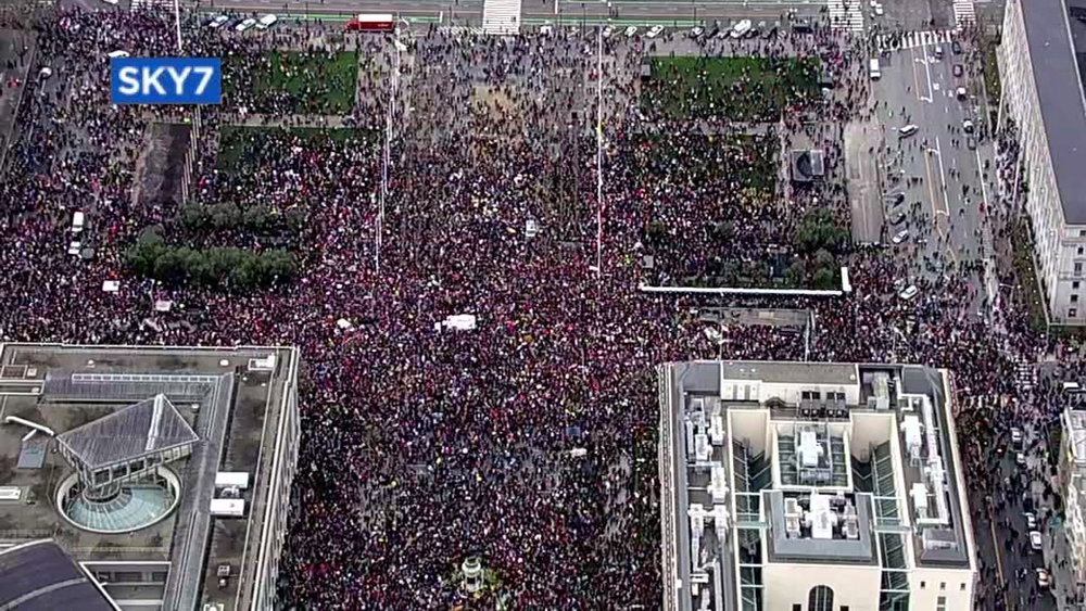 San Francisco 'Rise for Climate' march billed as largest on the west coast