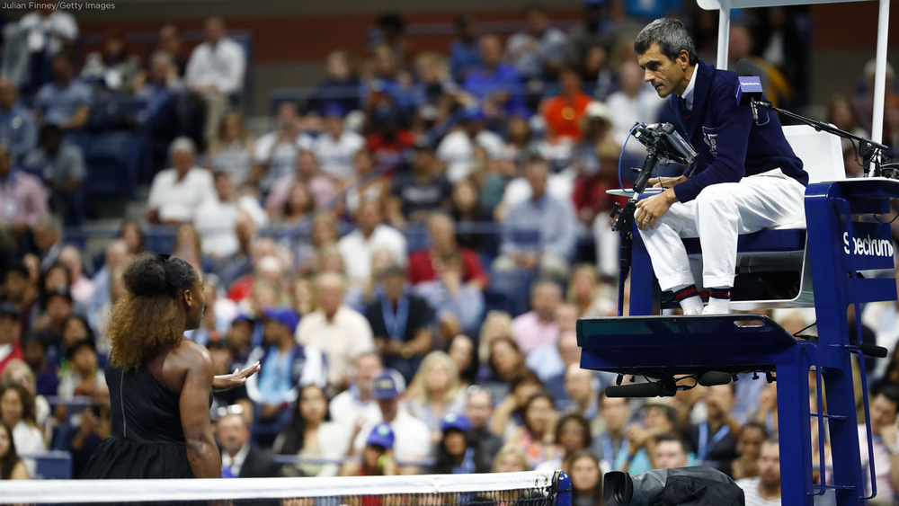 'I don't cheat to win': Serena Williams spars with umpire over penalty