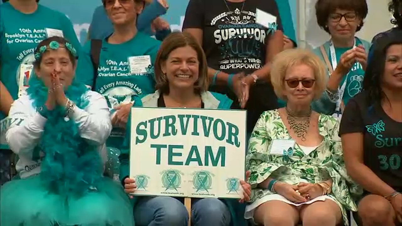 10th annual 'Teal Walk' held to raise money to fight ovarian cancer
