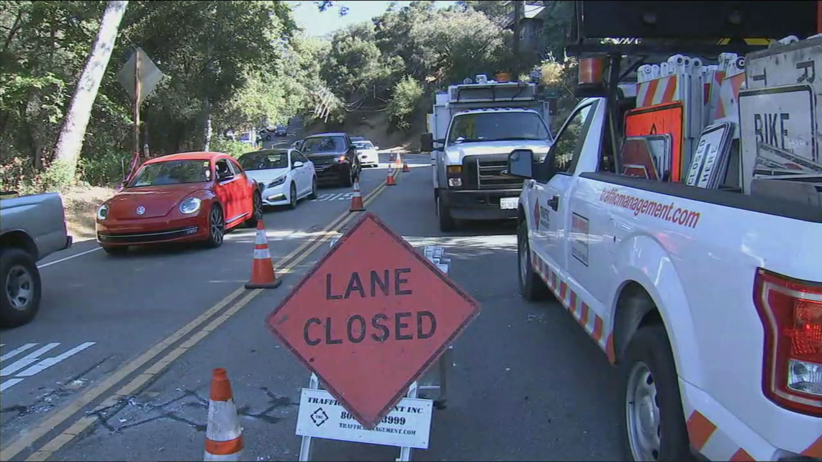 Topanga Canyon Blvd closure Stopandgo traffic expected for 18 hours