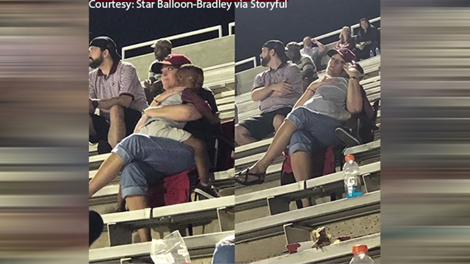 VIRAL IMAGE Photo captures sweet moment between boy and stranger at