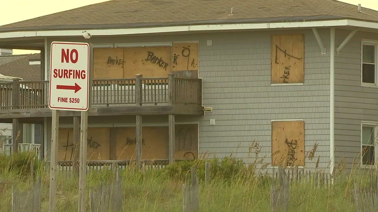 Beach towns board up ahead of storm