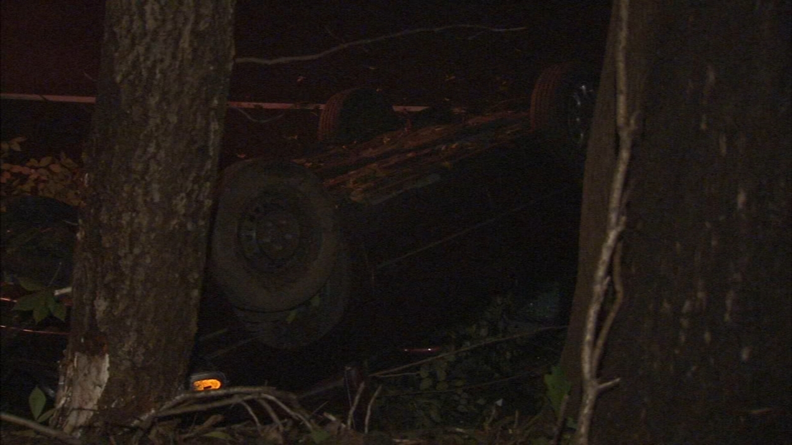Police Driver flees after crashing in Fairmount Park 6abc Philadelphia