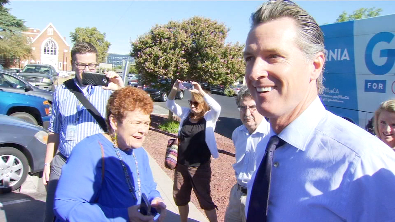 Gavin Newsom makes campaign stop in Fresno