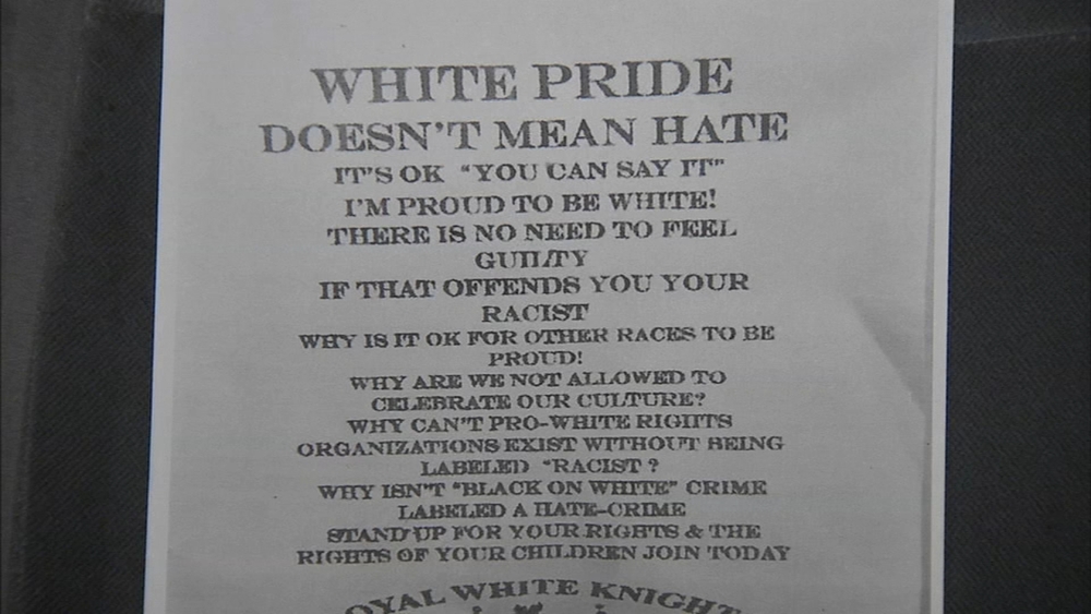 Racist flyers show up in Abington