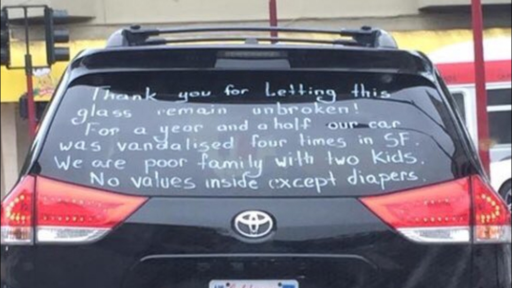 SF residents pleading with thieves to spare their vehicles