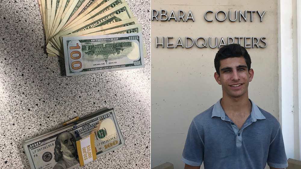 Teen finds purse with $10,000 inside, turns it in to authorities