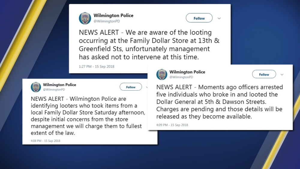 Looters raid Family Dollar and Dollar General in Wilmington, 5 charged