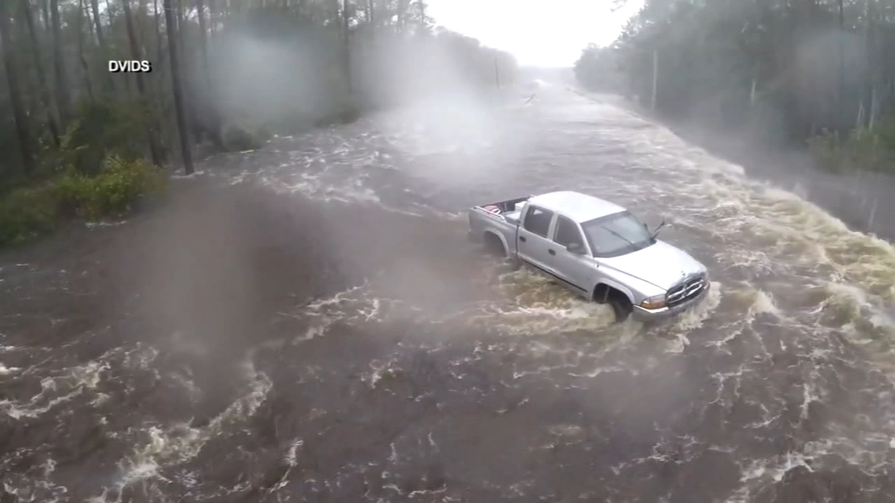 At least 17 dead as flood waters continue to rise in North Carolina