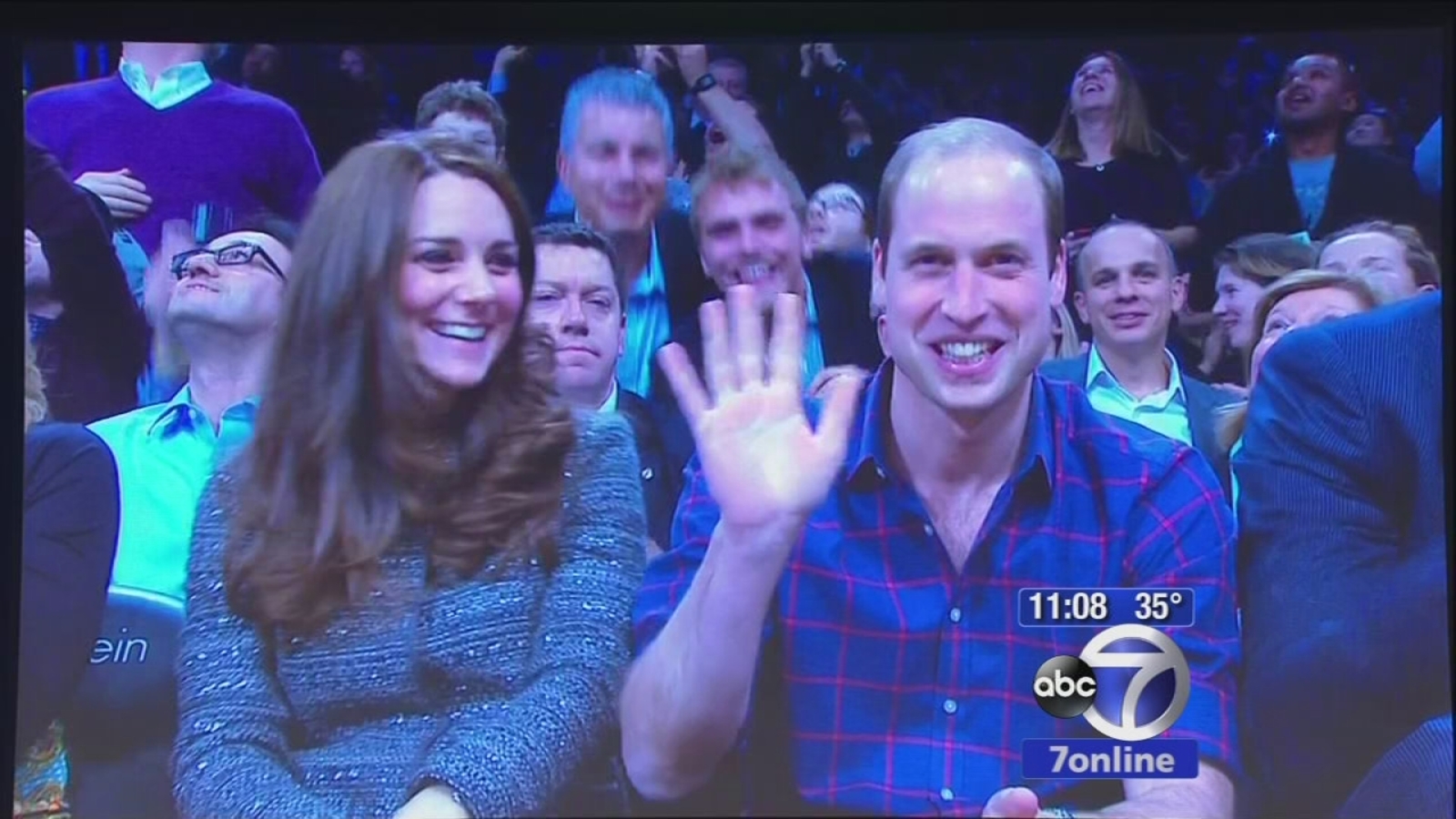 Royal Visit Royals attend Nets game ABC7 New York
