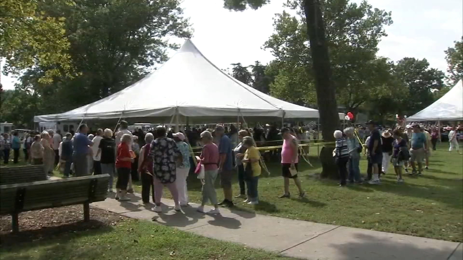 Outdoor gathering celebrates 55 & older crowd 6abc Philadelphia