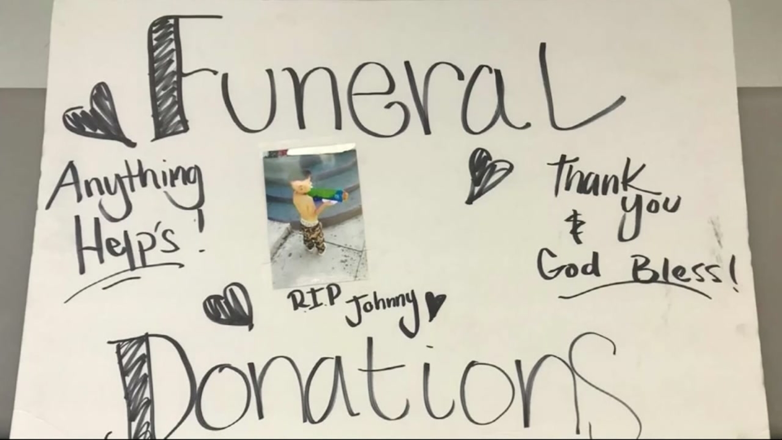 3 arrested for allegedly collecting donations for funeral of boy who