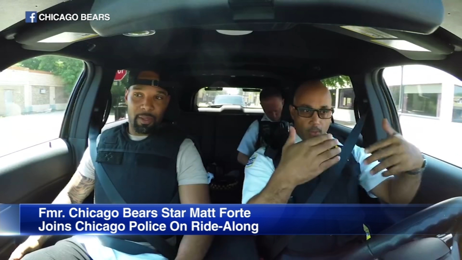 Former Bears star Matt Forte goes on ride-along with Chicago police ...
