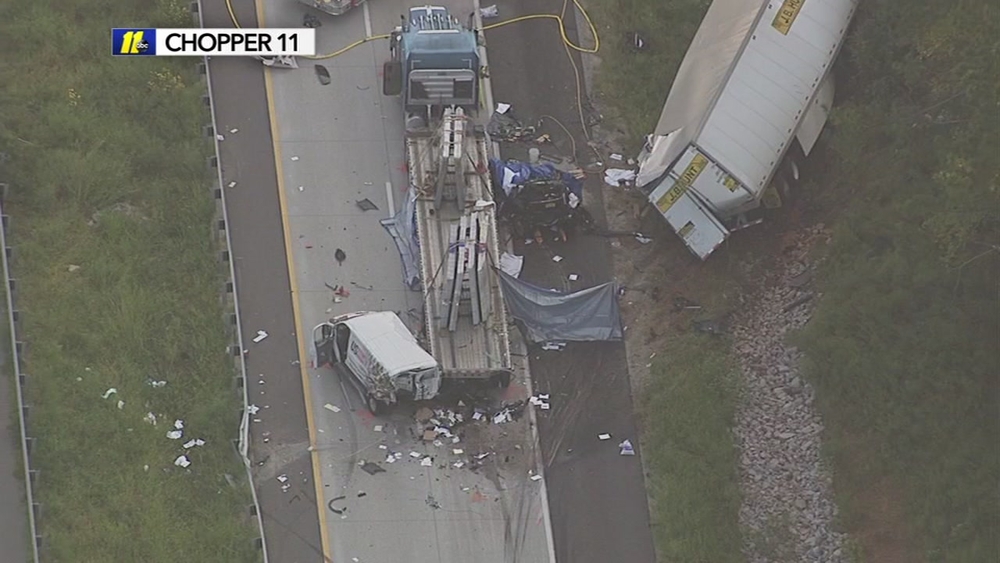 Troopers still investigating crash that killed a Wake County family