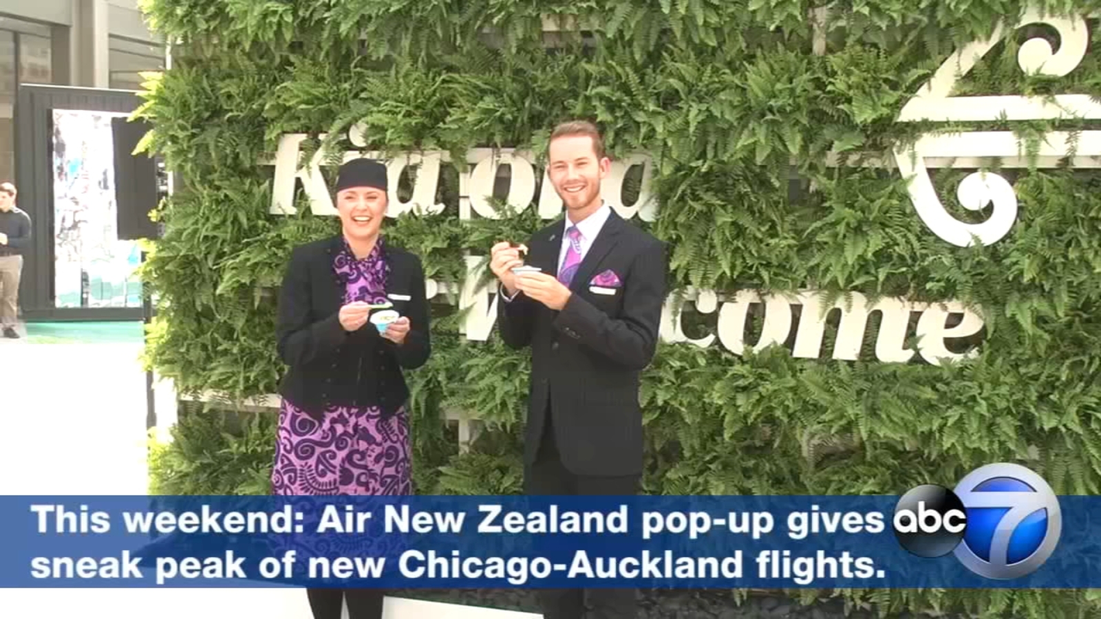 Air New Zealand celebrates ChicagoAuckland route launch ABC7 Chicago