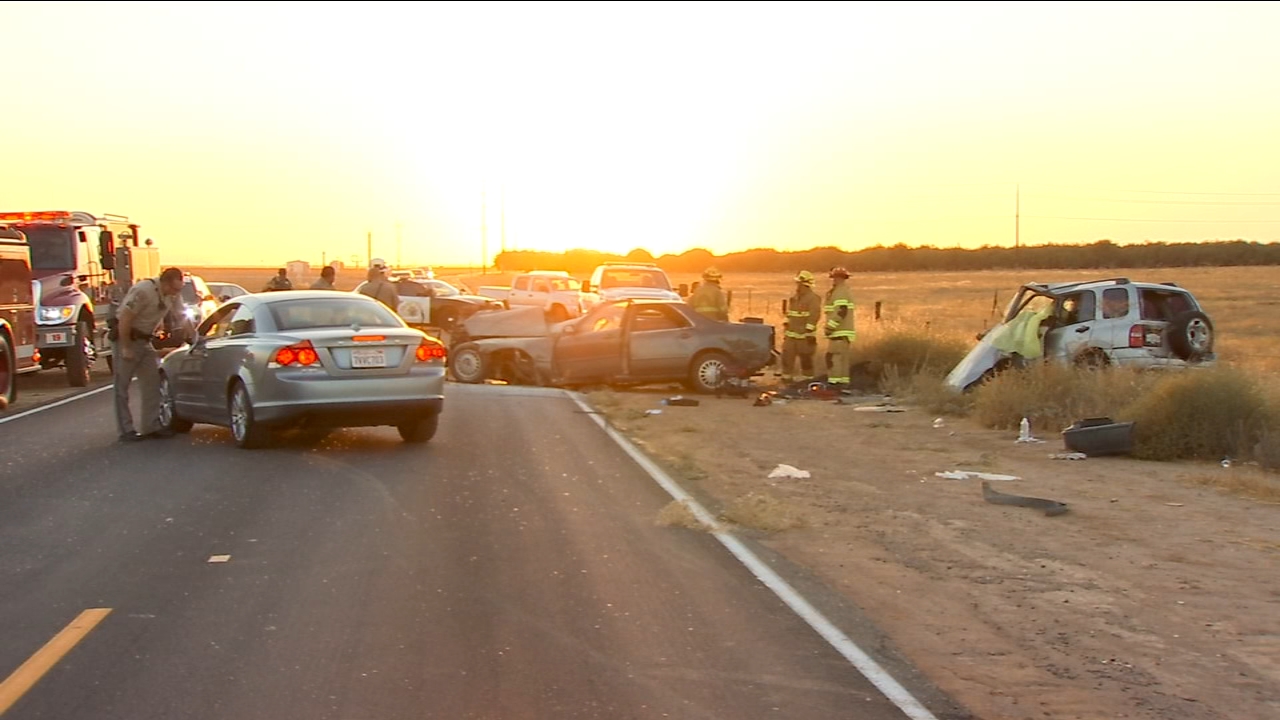 Two dead, two critically injured, including one year old child after Madera County crash
