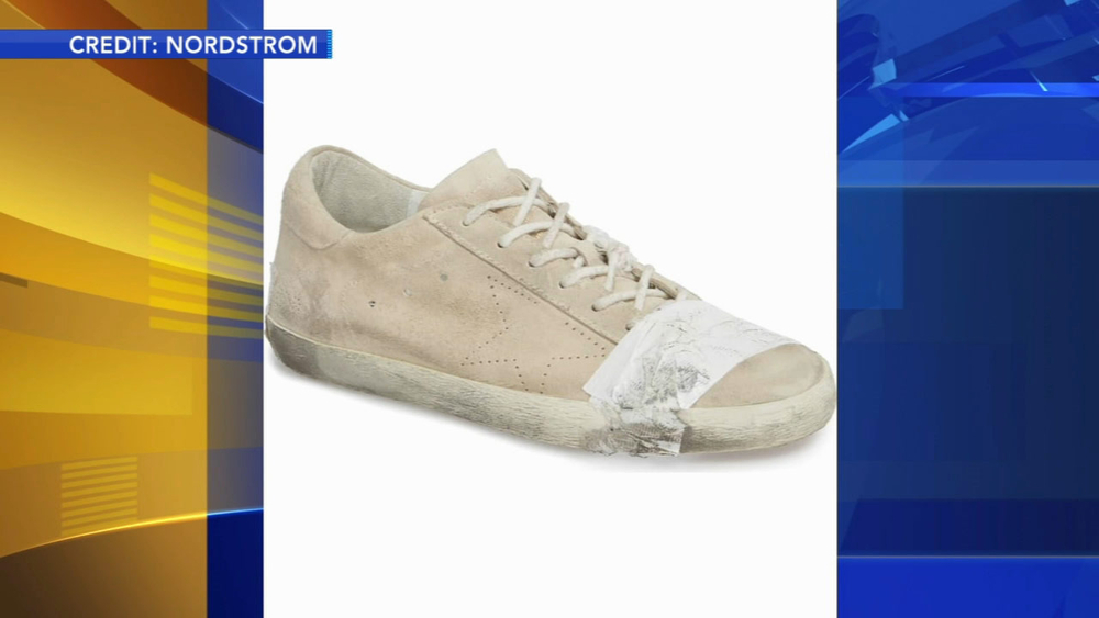 Taped-up shoe costs $530