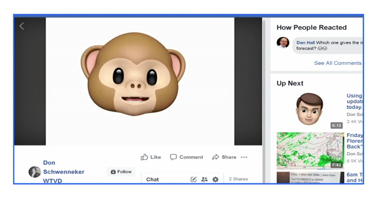 Monkeying around: Big Weather uses Animojis during weather forecasts