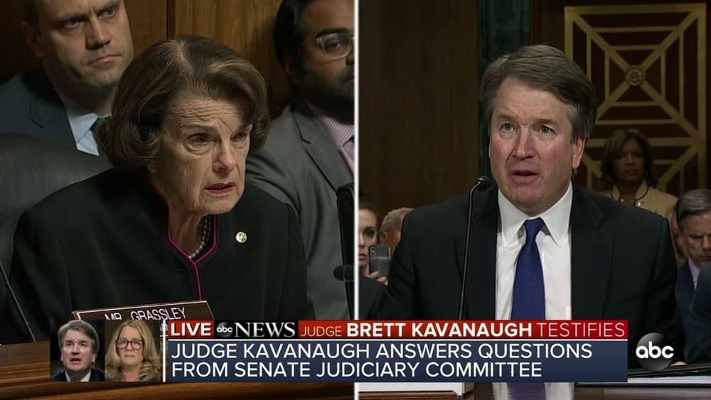 VIDEO: Feinstein questions Kavanaugh at Senate hearing