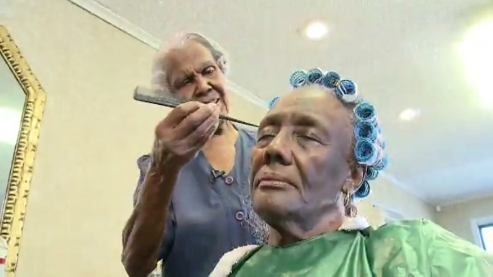 99-year-old woman still does hair, plans to retire this year after her 100th birthday.