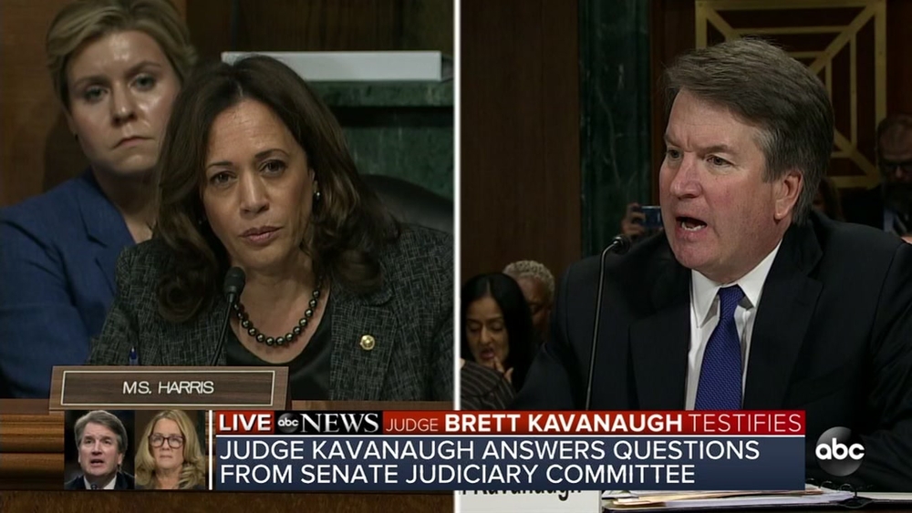 VIDEO: Sen. Harris questions Kavanaugh at Senate hearing