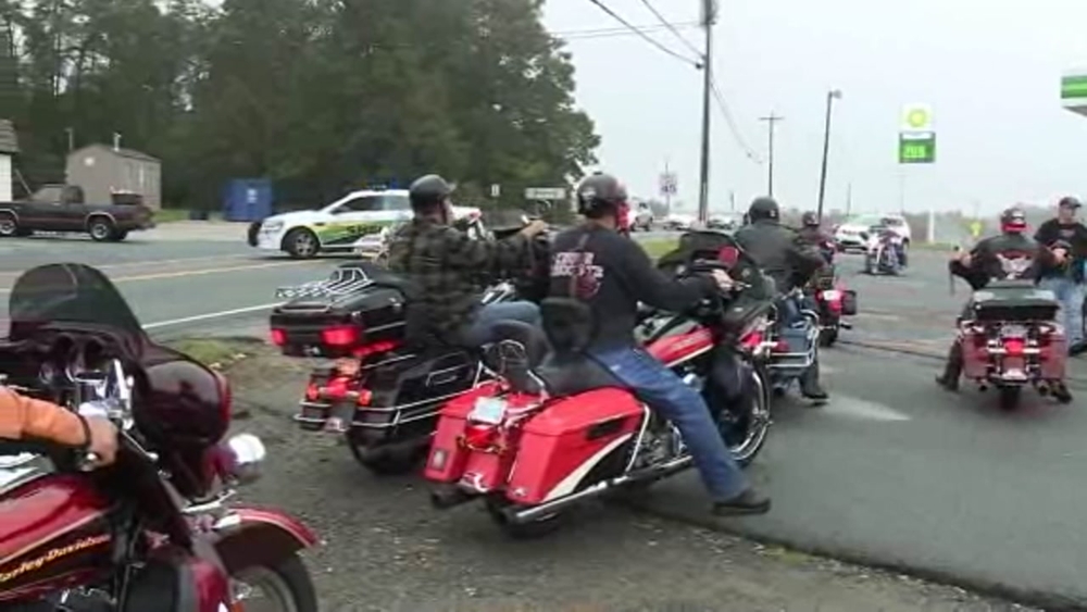 Bikers escort legally blind, bullied NC teen to school