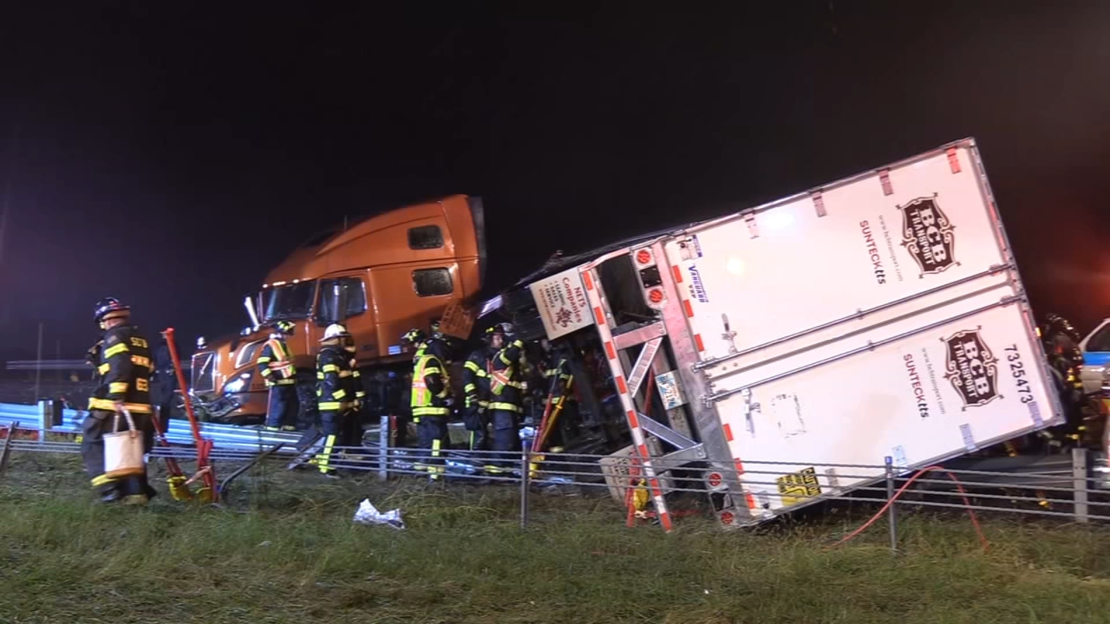 4 tractor-trailers collide on I-78 in Lower Saucon Township ...