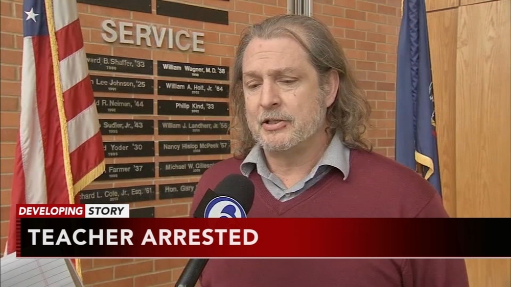 Abington High School teacher arrested