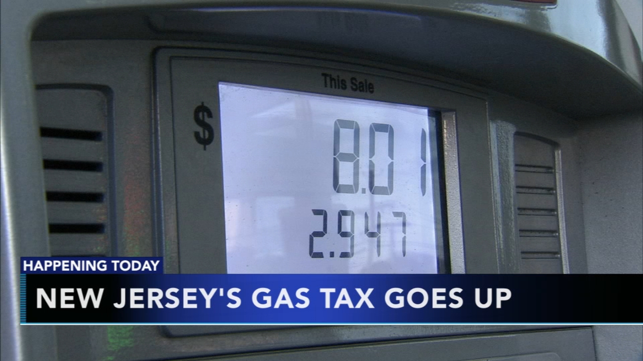 New Jersey gas tax goes up