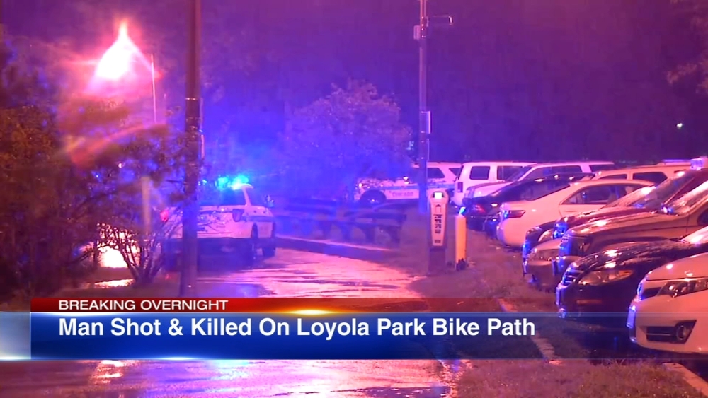 Man fatally shot on Loyola Park bike path