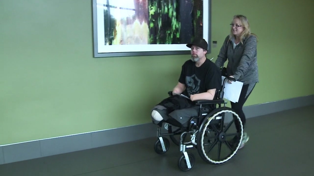 Man speaks for first time since amputation due to dog's saliva