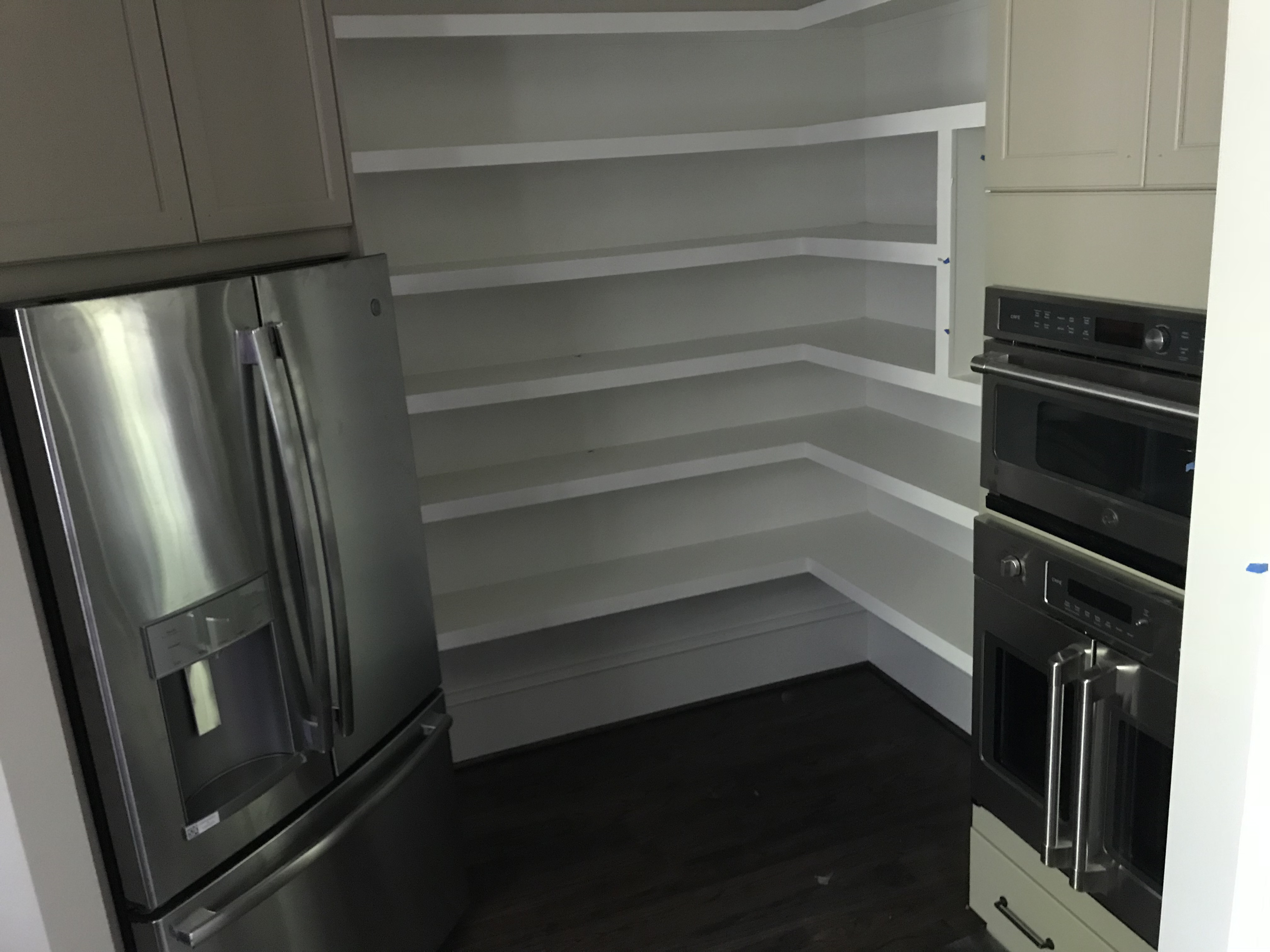 Kitchen shelves