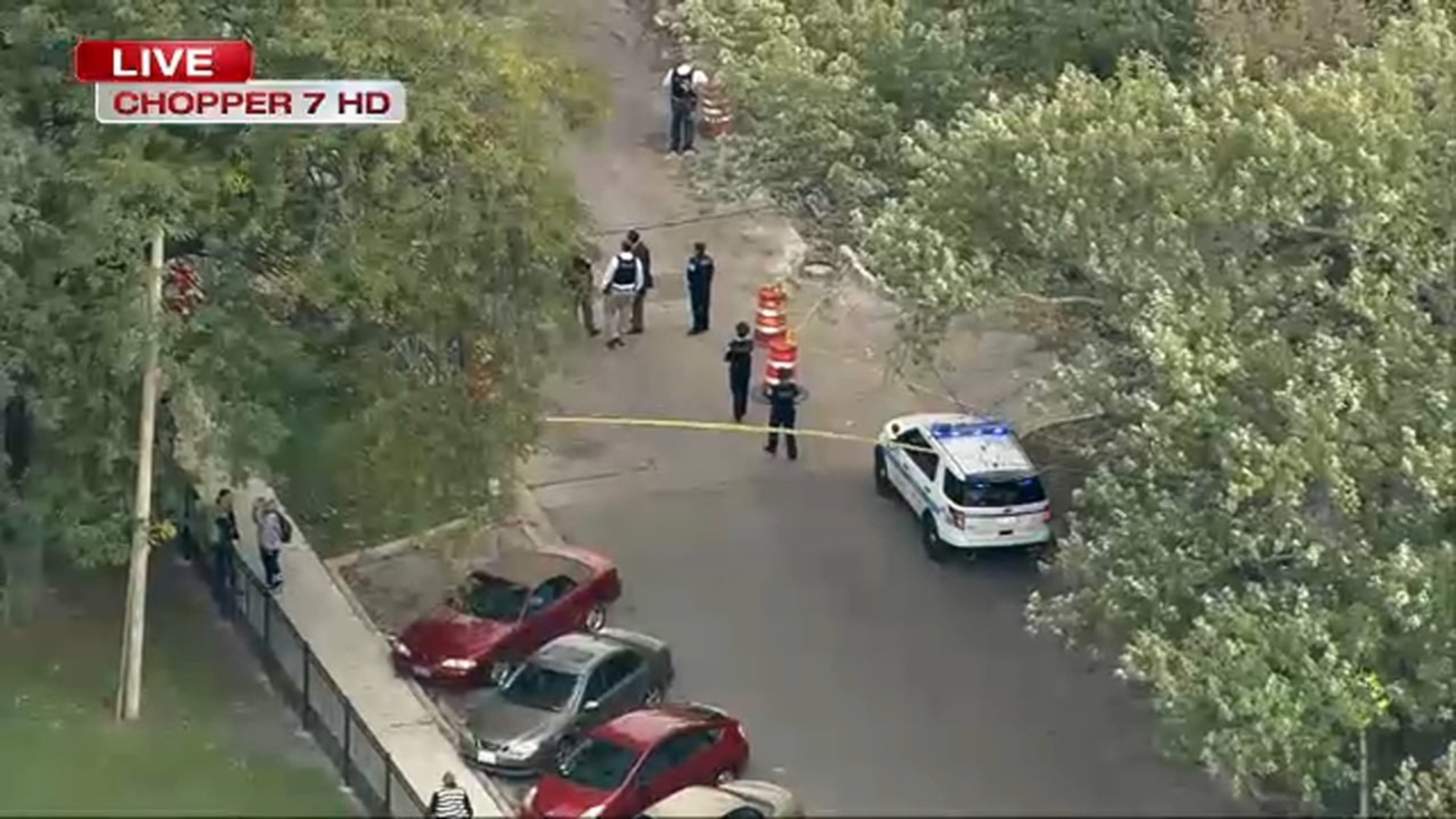 CPD officer's squad car hit by vehicle in Albany Park, shots fired ...
