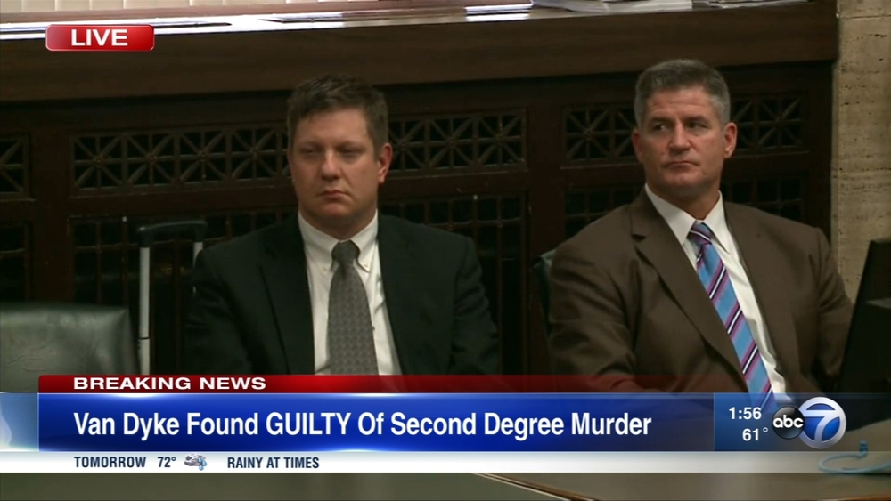 Jason Van Dyke found guilty of 2nd degree murder, 16 counts of aggravated battery