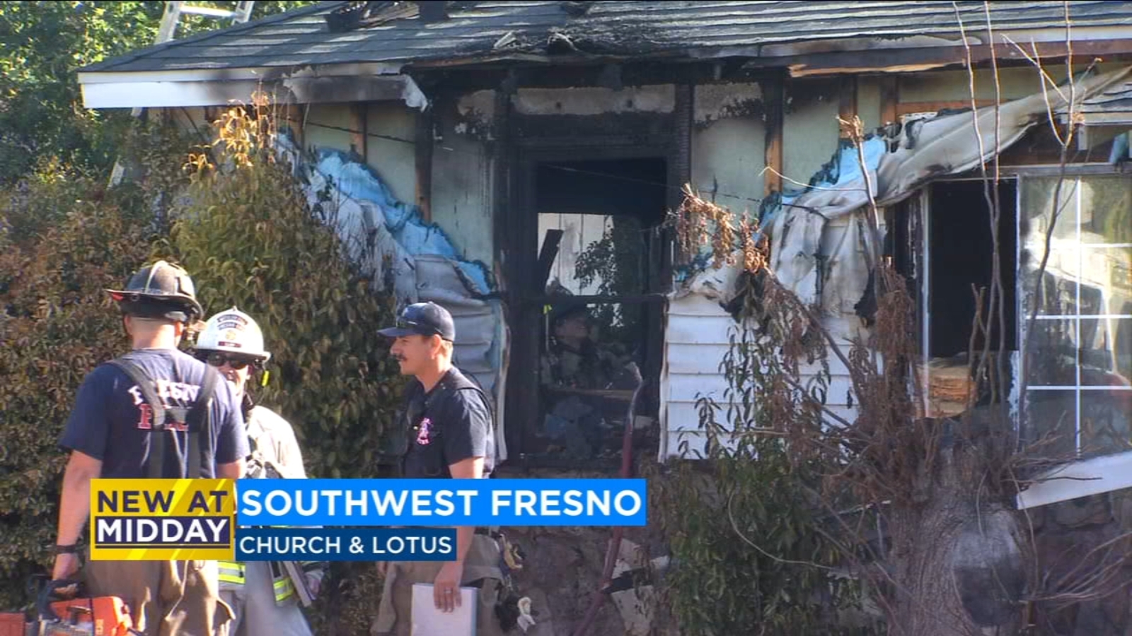 Boarded up Southwest Fresno home catches fire - ABC30 Fresno