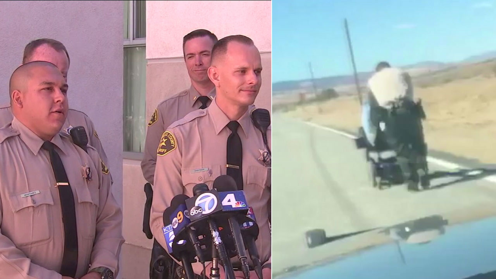 LA County deputies share experience of helping stranded woman on