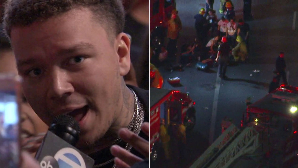 Multiple injuries reported at rapper's Hollywood & Highland event