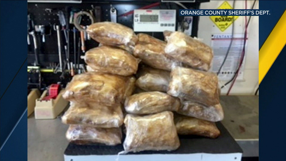 Man arrested in OC with 50 pounds of meth