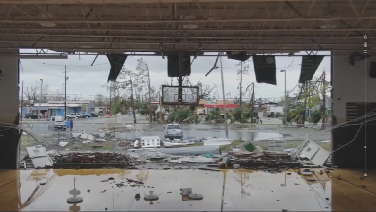 Hurricane Michael videos show dramatic rescue, school destroyed