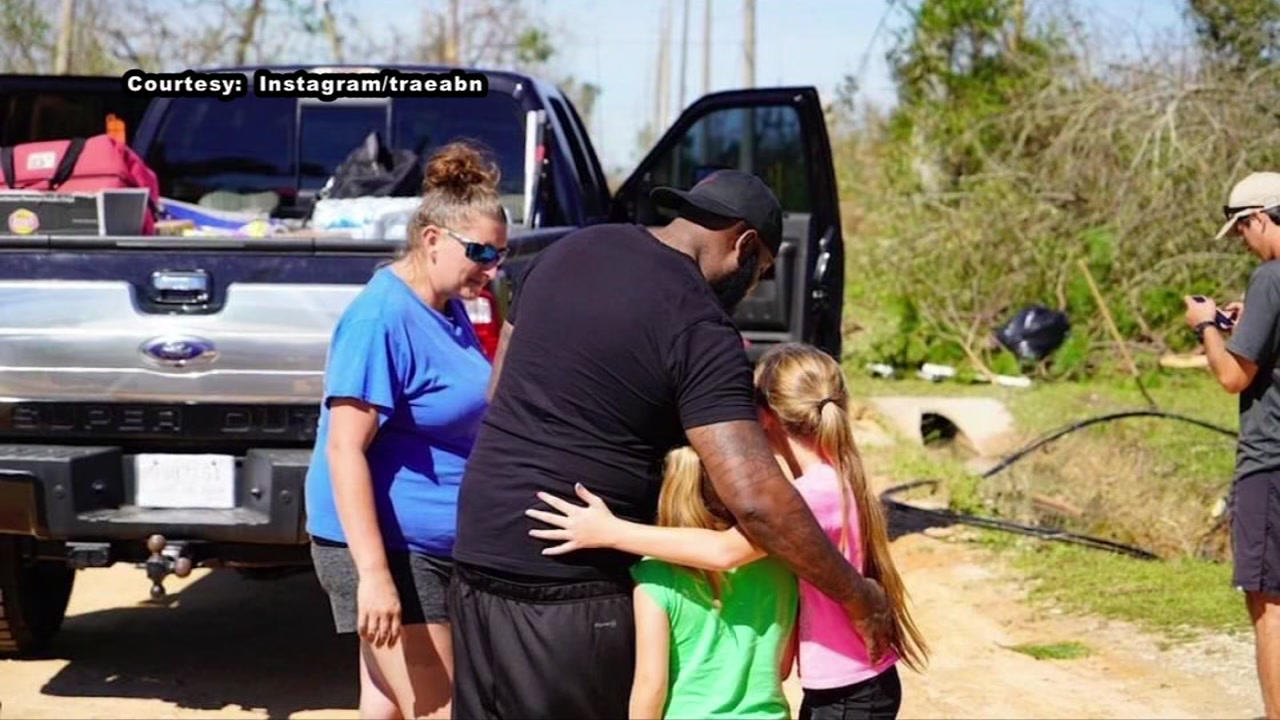 Trae tha Truth helps those affected by Hurricane Michael